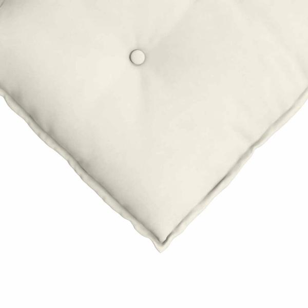 Rückenkissen Creme 60 x 50 cm Cordstoff