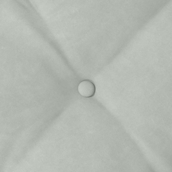 Rückenkissen Hellgrau 140 x 50 cm Cordstoff