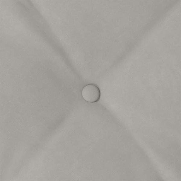 Rückenkissen Hellgrau 140 x 50 cm Mikrofaserstoff