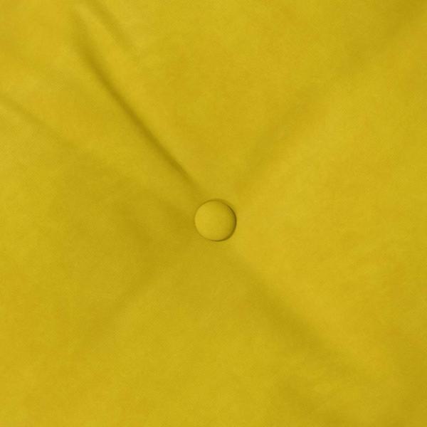 Rückenkissen Gelb 160 x 50 cm Cordstoff