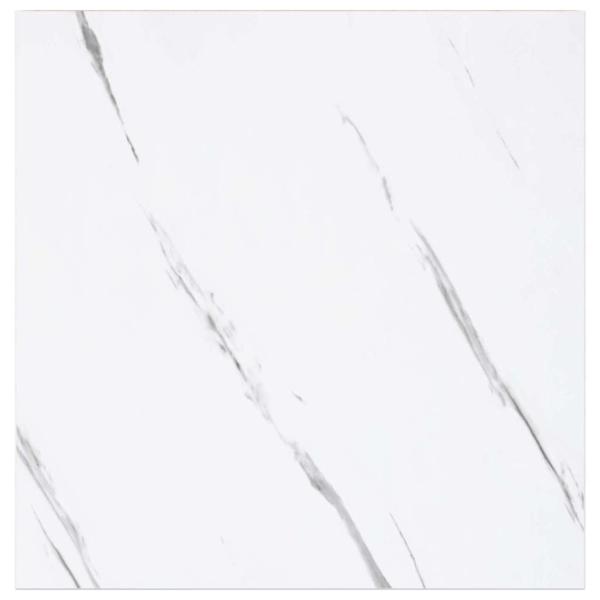 Wandregal Wandhalterung 4 pcs Weiß Marmor 23 x 23,5 x 3,8 cm