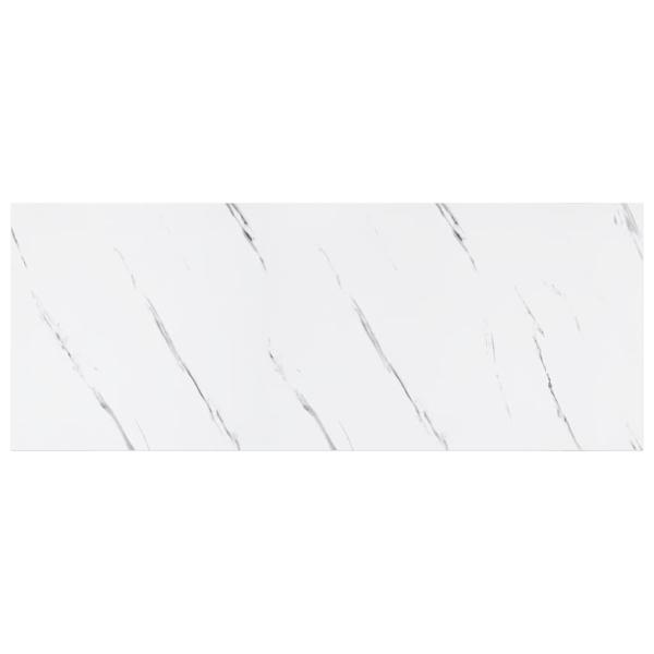 Wandregal Weiß Marmor 60 x 23,5 x 4 cm Holzwerkstoff