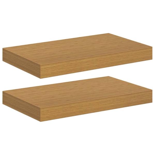 Wandregale 2 pcs Beige 40 x 23,5 x 4 cm Holzwerkstoff