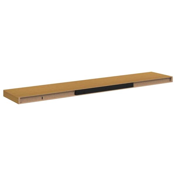 ARDEBO.de - Wandregal Wandmontiert Beige 120 x 23,5 x 4 cm Holzwerkstoff