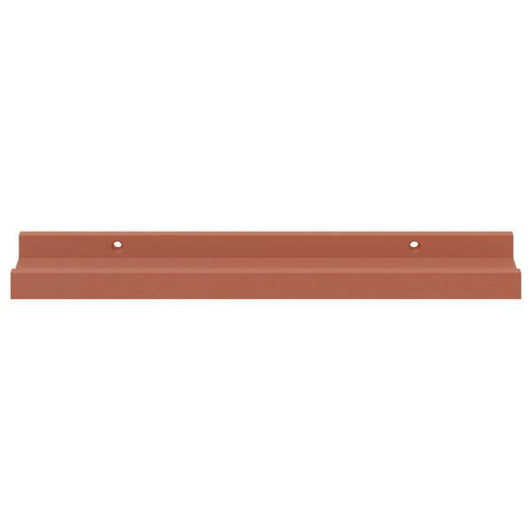 Wandregale mit Regal 2 pcs Rot 40 x 9 x 3 cm Holzwerkstoff