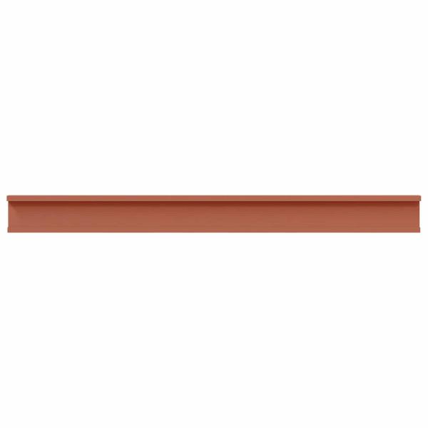 Wandregale mit Regal 2 pcs Rot 100 x 9 x 3 cm Holzwerkstoff