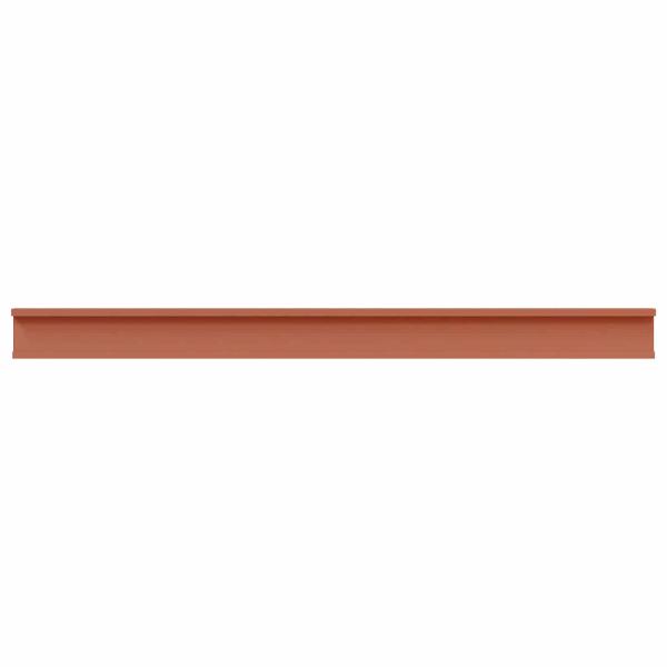 Wandregale mit Regal 2 pcs Rot 115 x 9 x 3 cm Holzwerkstoff