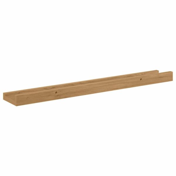 Wandregale mit Regal 2 pcs Braun 60 x 9 x 3 cm Holzwerkstoff