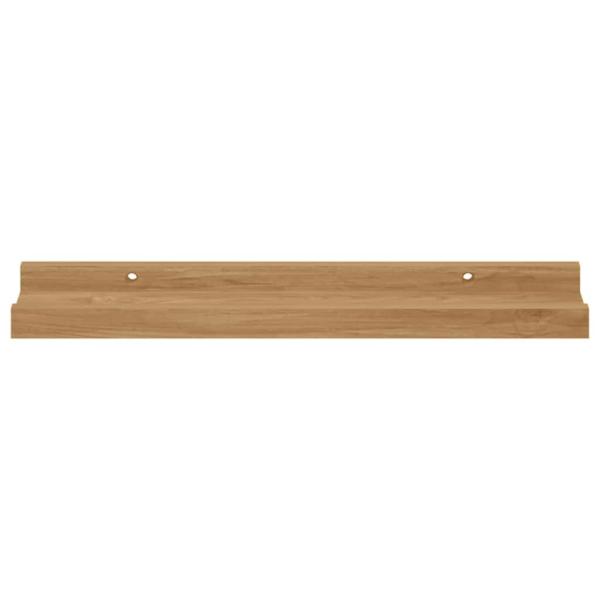 Wandregale mit Regal 4 pcs Braun 40 x 9 x 3 cm Holzwerkstoff