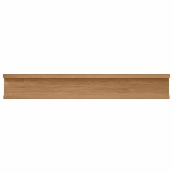 Wandregale mit Regal 4 pcs Braun 60 x 9 x 3 cm Holzwerkstoff