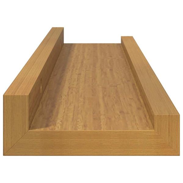 Wandregale mit Regal 4 pcs Beige 40 x 9 x 3 cm Holzwerkstoff