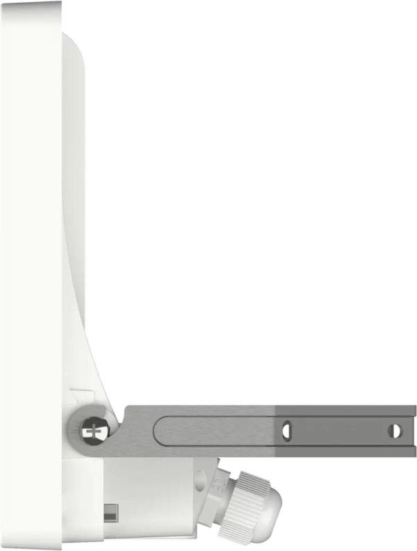 Theben theLeda B100 dual WH LED-Strahler, 100W, 125lm/W, 3000/4000K umschaltbar, DarkSky-Funktion, klare Linse, Neigung 35° oben/90° unten, IK07, IP65, weiß (1020678)