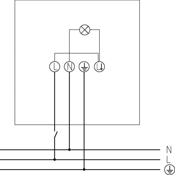Theben theLeda B20 dual WH LED-Strahler, 20W, 120lm/W, 3000/4000K umschaltbar, DarkSky-Funktion, Diffuser-Abdeckung, 90° Neigung nach oben/unten, IK07, IP65, weiß (1020672)