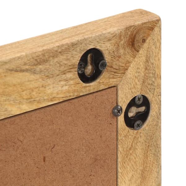 3-tlg. Badmöbel-Set Raues Mangoholz