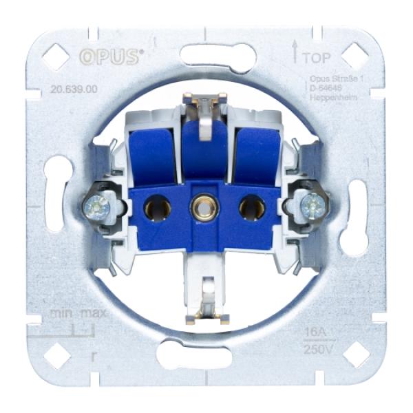 ARDEBO.de - OPUS 55 Schutzkontaktsteckdose polarweiß