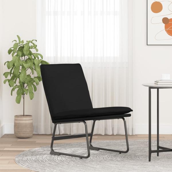 ARDEBO.de - Loungesessel Schwarz 52x75x76 cm Stoff
