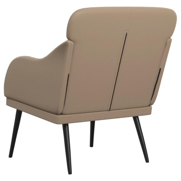 ARDEBO.de - Sessel Cappuccino-Braun 63x76x80 cm Kunstleder