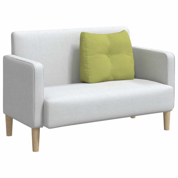 Rücken Kissen Hellgrün 60 x 24 x 50 cm Stoff