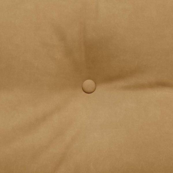 Rückenkissen Braun 120 x 24 x 50 cm Samt