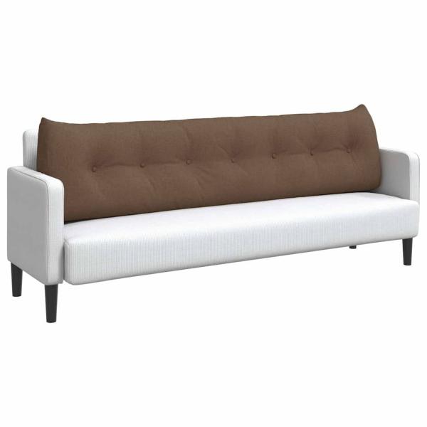 Rücken Kissen Braun 200 x 24 x 50 cm Stoff