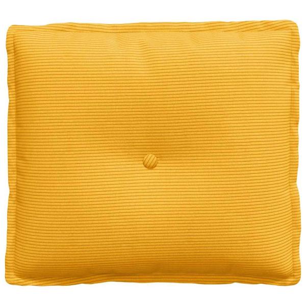 Rückenkissen Helles Gelb 50 x 45 cm Cordstoff