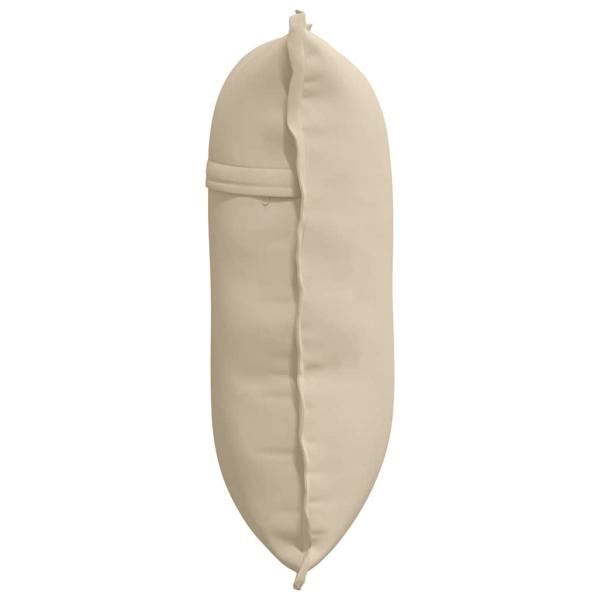 Rückenkissen Creme 60 x 50 cm Mikrofaserstoff