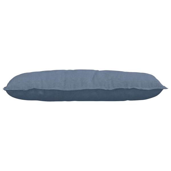 Rückenkissen Blau 100 x 50 cm Cordstoff
