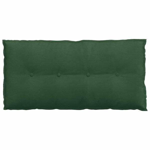 Rückenkissen Dschungelgrün 100 x 50 cm Cordstoff