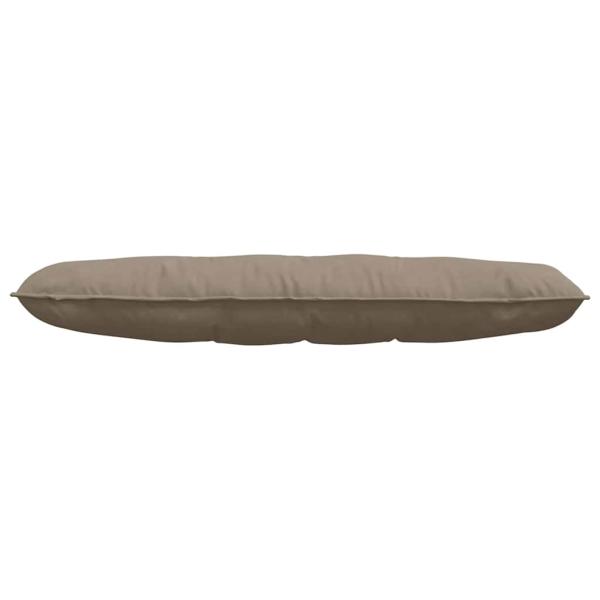 Rückenkissen Taupe 140 x 50 cm Mikrofaserstoff