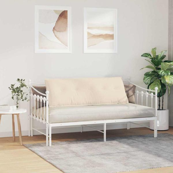 Rückenkissen Beige 140 x 50 cm Mikrofaserstoff
