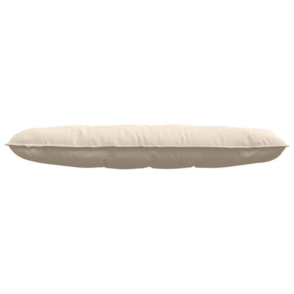 Rückenkissen Beige 140 x 50 cm Mikrofaserstoff
