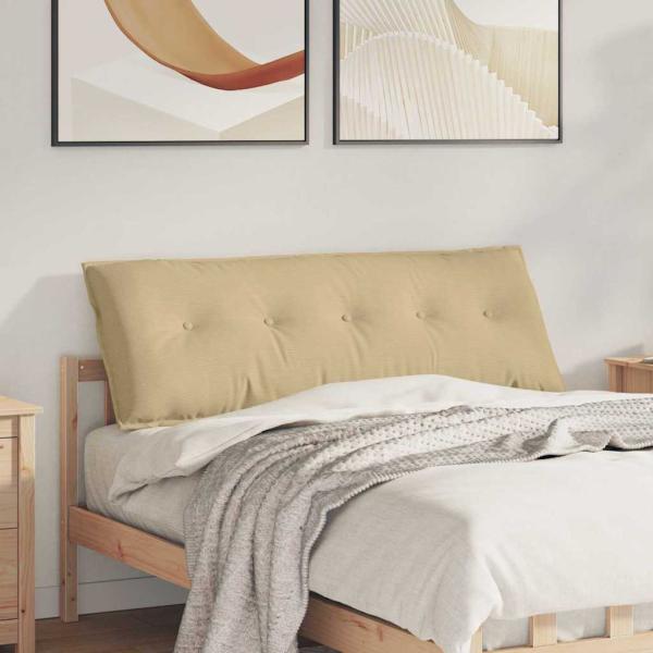 ARDEBO.de - Rückenkissen Grau-Grün 140 x 50 cm Cordstoff