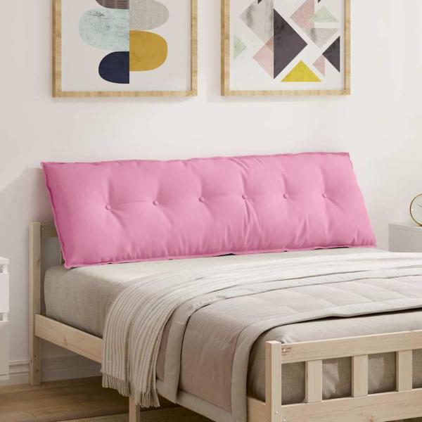 ARDEBO.de - Rückenkissen Rosa 160 x 19 x 50 cm Stoff