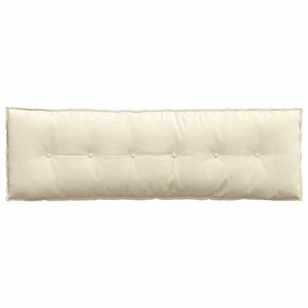 Rückenkissen Creme 160 x 50 cm Cordstoff