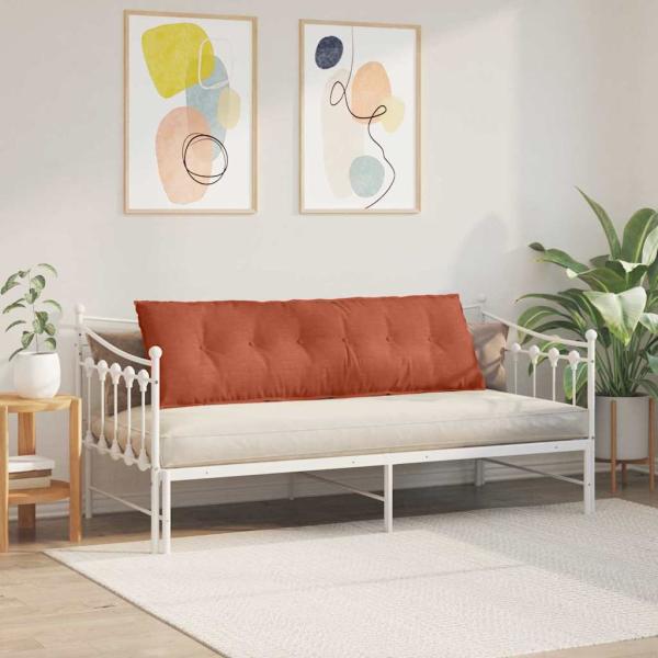 Rückenkissen Rot-Orange 160 x 50 cm Cordstoff