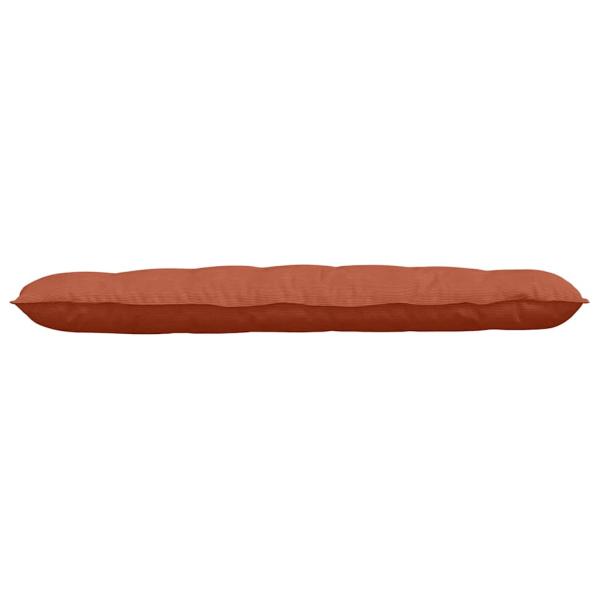 Rückenkissen Rot-Orange 160 x 50 cm Cordstoff