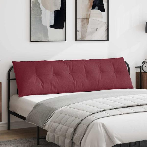 ARDEBO.de - Rückenkissen Weinrot 180 x 19 x 50 cm Stoff