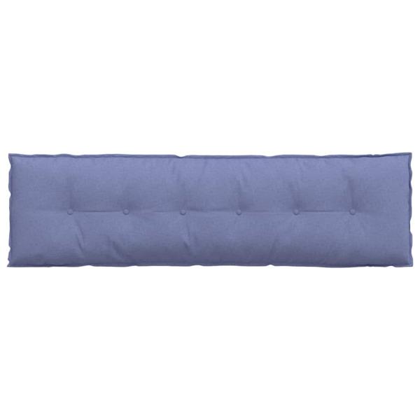 Rückenkissen Jeans blau 180 x 19 x 50 cm Stoff