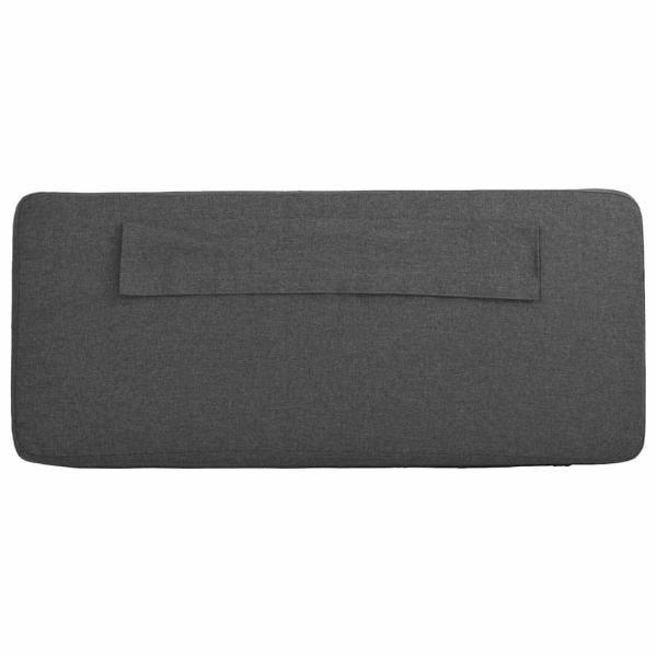 Gepolstertes Kopfteil mit Kopfteil Braun und Dunkelgrau 150 cm