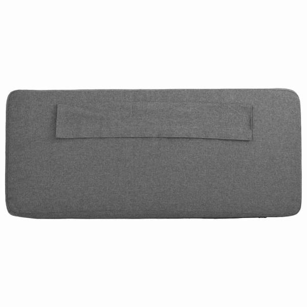 Gepolstertes Kopfteil mit Kopfteil Braun und Hellgrau 80 cm