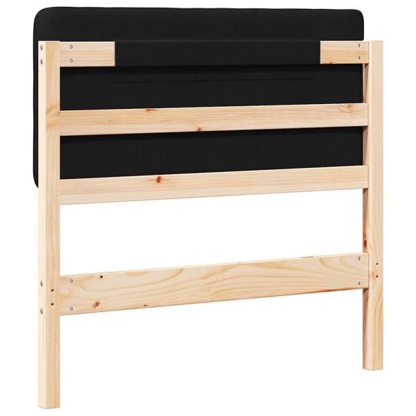 Gepolstertes Kopfteil mit Kopfteil Braun und Schwarz 80 cm