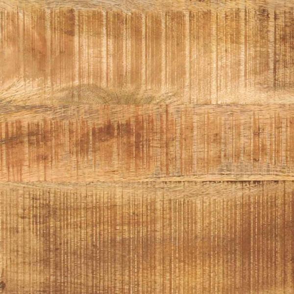 Couchtisch Braun und Schwarz 110 x 55 x 35 cm Massivholz Mango