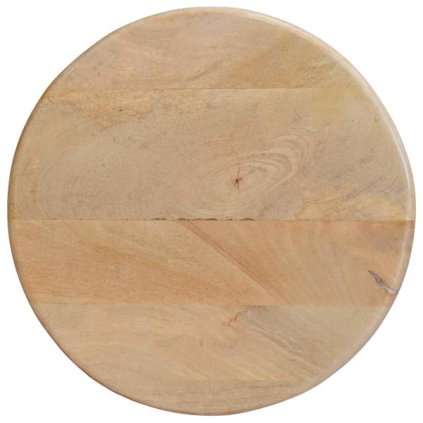 Satztische 3 pcs Schwarz Massivholz Mango