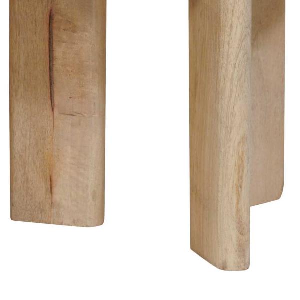 Satztische 3 pcs Schwarz Massivholz Mango