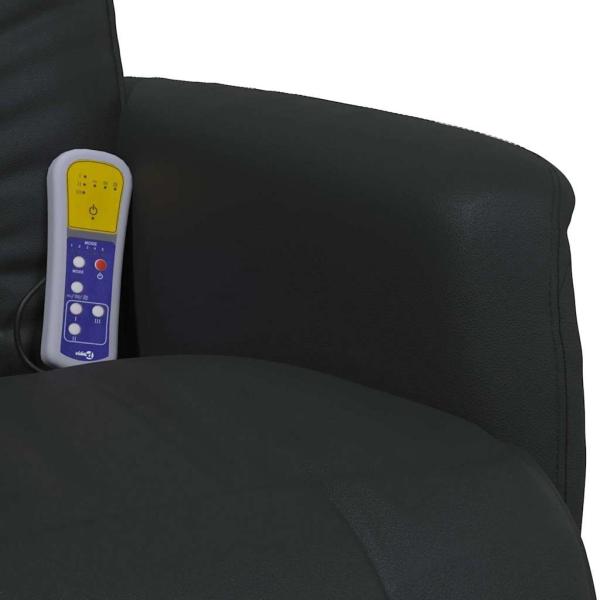 Massage Relaxsessel Schwarz 71 x 90 x 105 cm Kunstleder