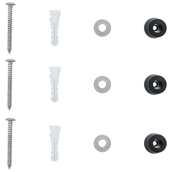 Wandmontierter Briefkasten Bronze 29 x 13 x 41 cm Gussaluminium