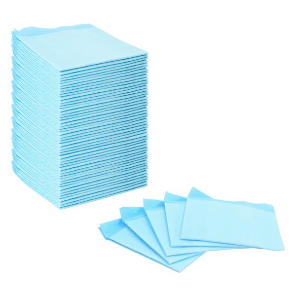 ARDEBO.de - Haustier Training Pad 50 pcs Blau und Weiß 45 x 33 cm