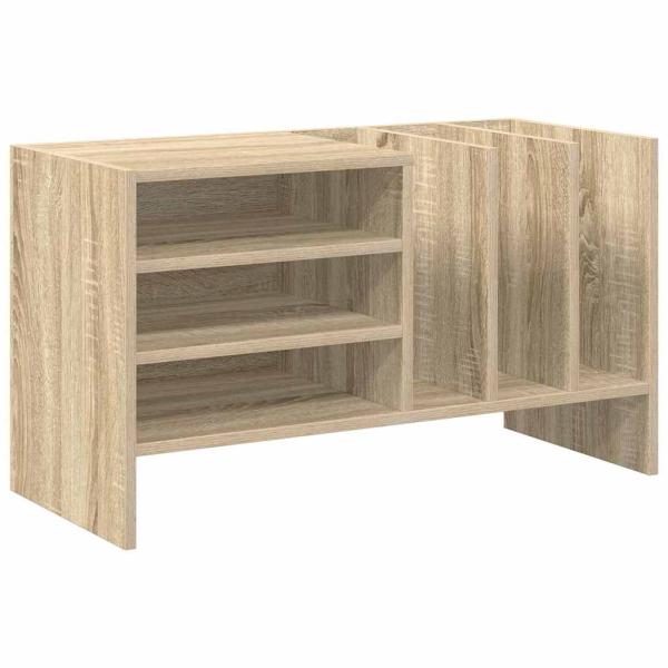 Schallplattenschrank mit Regal Sonoma-Eiche 78,5 x 35 x 45 cm