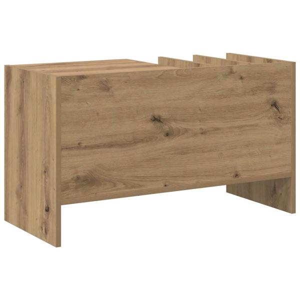 Schallplattenschrank mit Regal Artisan-Eiche 78,5 x 35 x 45 cm