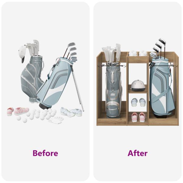 Golf Schrank Uni Artisan-Eiche 102 x 45 x 85,5 cm